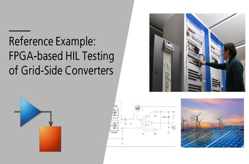 Reference Example: FPGA-based HIL Testing of Grid-Side Converters